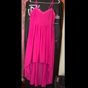 Hi lo hot pink Dress